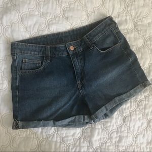 H&M Dark Wash Jean Shorts